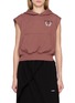 首图 - 点击放大 - BONBOM - Sleeveless Piercing Logo Cotton Hoodie