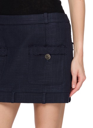  - BONBOM - Tweed Mini Skirt