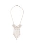 首图 - 点击放大 - DRIES VAN NOTEN - Strass Statement Silver Pleated Brass Necklace