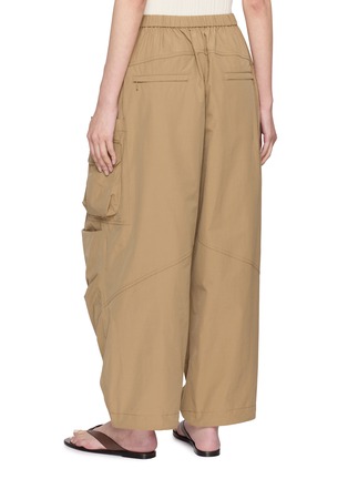 背面 - 点击放大 - FAFAMOON - Water Repellent Ankle Tie Cotton Blend Pants