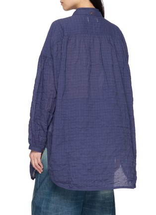 背面 - 点击放大 - FAFAMOON - Textured Volume Cotton Blend Long Shirt