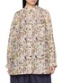 首图 - 点击放大 - FAFAMOON - Botanical Print Silk Cotton Shirt
