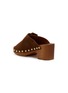 细节 - 点击放大 - STRINGART - Two-buckle Suede Clogs
