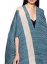  - DAPHNE VALENTE - Emimetron Pleated Stripe Panel Jacket
