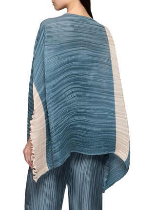 背面 - 点击放大 - DAPHNE VALENTE - Emimetron Pleated Stripe Panel Jacket