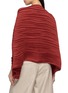 背面 - 点击放大 - DAPHNE VALENTE - Emimetron Pleated V-Neck Silky Touch Jacket