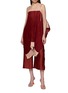 模特儿示范图 - 点击放大 - DAPHNE VALENTE - Atlas Pleated Colour Block Dress