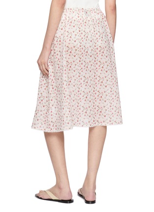 背面 - 点击放大 - POSSE - Charlotte Floral Midi Skirt
