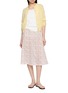 模特儿示范图 - 点击放大 - POSSE - Charlotte Floral Midi Skirt