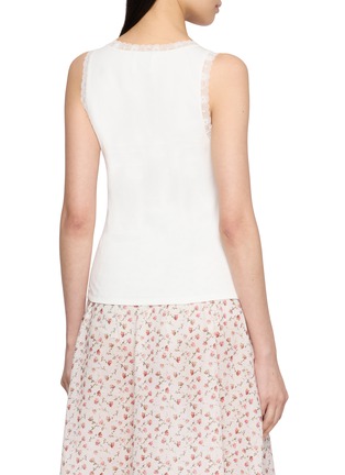 背面 - 点击放大 - POSSE - Roberta Lace Trim Tank