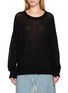 首图 - 点击放大 - BALENCIAGA - Boxy Foil Sheer Cashmere Knit Sweater