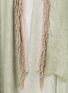 细节 - 点击放大 - GAYNOR BONGARD - Fringe-Edge Linen Cape