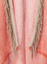 细节 - 点击放大 - GAYNOR BONGARD - Fringe-Edge Linen Cape