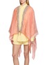 正面 -点击放大 - GAYNOR BONGARD - Fringe-Edge Linen Cape