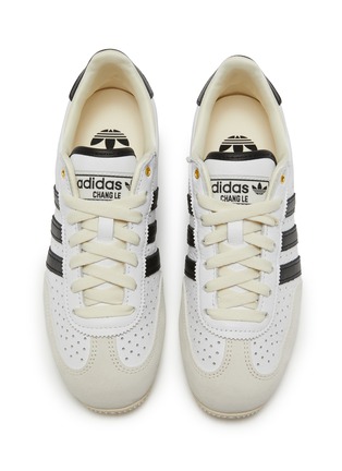 模特儿示范图 - 点击放大 - ADIDAS - 女款 NEW JAPAN 系带运动鞋