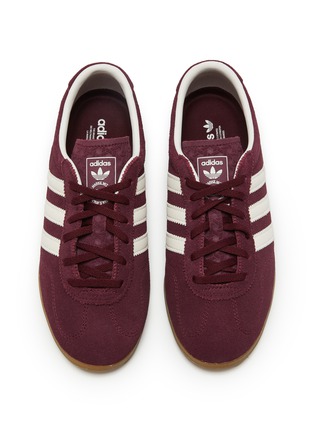 模特儿示范图 - 点击放大 - ADIDAS - 女款 GAZELLE LO PRO 系带运动鞋