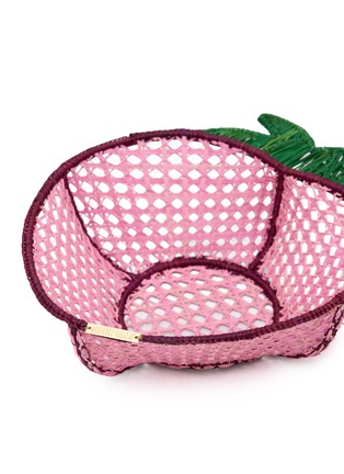 细节 –点击放大 - MERCEDES SALAZAR - Amazon Strawberry Raffia Bread Basket