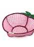 细节 –点击放大 - MERCEDES SALAZAR - Amazon Strawberry Raffia Bread Basket