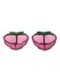 首图 –点击放大 - MERCEDES SALAZAR - Mini Amazon Strawberry Raffia Bread Basket — Set Of 2