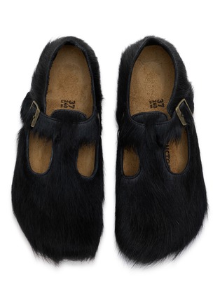 模特儿示范图 - 点击放大 - BIRKENSTOCK 1774 - X SFTM PARIS THE REBEL 搭扣平底鞋