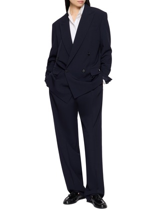 模特儿示范图 - 点击放大 - THE ROW - Paden Double Breasted Tailored Jacket