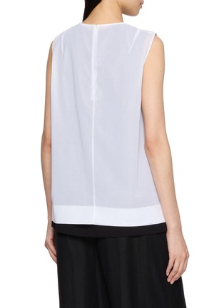 背面 - 点击放大 - THE ROW - Enzel Layered Cotton Top