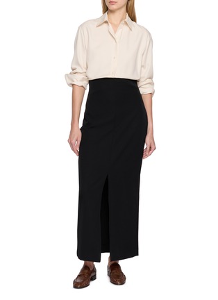 模特儿示范图 - 点击放大 - THE ROW - Iphora Skirt