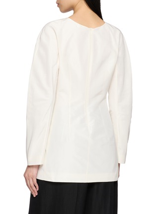 背面 - 点击放大 - THE ROW - Elione Cotton Silk Top