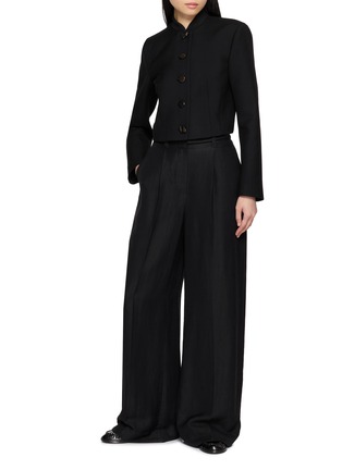 模特儿示范图 - 点击放大 - THE ROW - Bellamy Button Up Wool Jacket