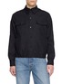 首图 - 点击放大 - LARDINI - Flap Pocket Dark Wash Denim Jacket