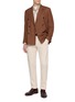 模特儿示范图 - 点击放大 - LARDINI - Double Breasted Blazer