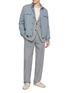 模特儿示范图 - 点击放大 - LARDINI - Drawstring Elasticated Waist Pants