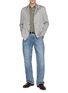 模特儿示范图 - 点击放大 - LARDINI - Single Breasted Jersey Blazer