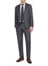模特儿示范图 - 点击放大 - LARDINI - Single Breasted Suit