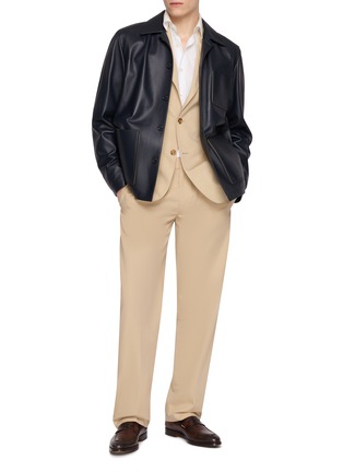 模特儿示范图 - 点击放大 - LARDINI - Single Breasted Blazer