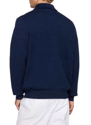 背面 - 点击放大 - LARDINI - Full Zip Shirt Collar Bomber Jacket