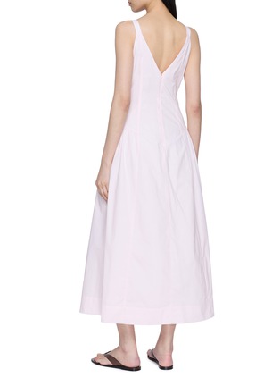 背面 - 点击放大 - POSSE - Sleeveless Deep V-Neck Midi Dress
