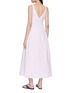 背面 - 点击放大 - POSSE - Sleeveless Deep V-Neck Midi Dress