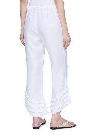 背面 - 点击放大 - POSSE - Ruffle Hem Linen Pants