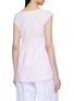 背面 - 点击放大 - POSSE - Sleeveless Tie Front Cotton Poplin Top