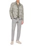 模特儿示范图 - 点击放大 - EQUIL - Flower Jacquard Trucker Jacket