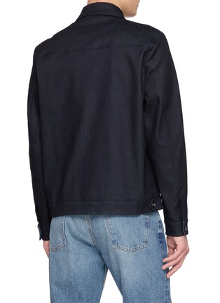 背面 - 点击放大 - EQUIL - Zip Up Dark Wash Jacket