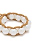 细节 - 点击放大 - SCRUNCHIE IS BACK ACCESSORIES - BICHOUS® Pearly Woven Fabric Scrunchie — Large
