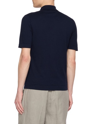 背面 - 点击放大 - EQUIL - Cable Knit Polo Shirt
