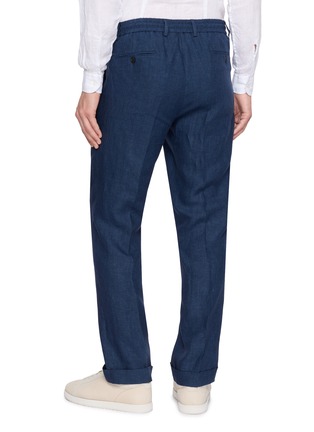 背面 - 点击放大 - EQUIL - Drawstring Elastic Back Linen Pants