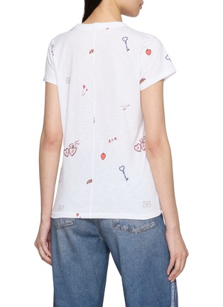 背面 - 点击放大 - RAG & BONE - All Over Valentine Motif Crewneck T-Shirt