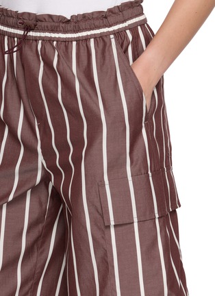  - RAG & BONE - Victoria Stripe Elasticated Drawstring Waistband Shorts