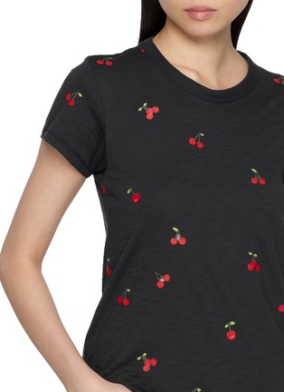  - RAG & BONE - All Over Cherry Motif Crewneck T-Shirt