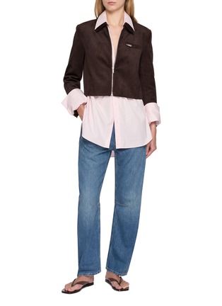 模特儿示范图 - 点击放大 - RAG & BONE - Stevie Slim Tapered Denim Jeans