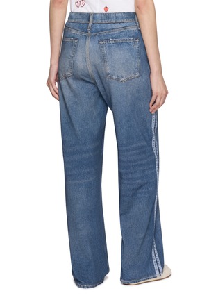 背面 - 点击放大 - RAG & BONE - Miramar Side Stripe Cotton Terry Track Pants